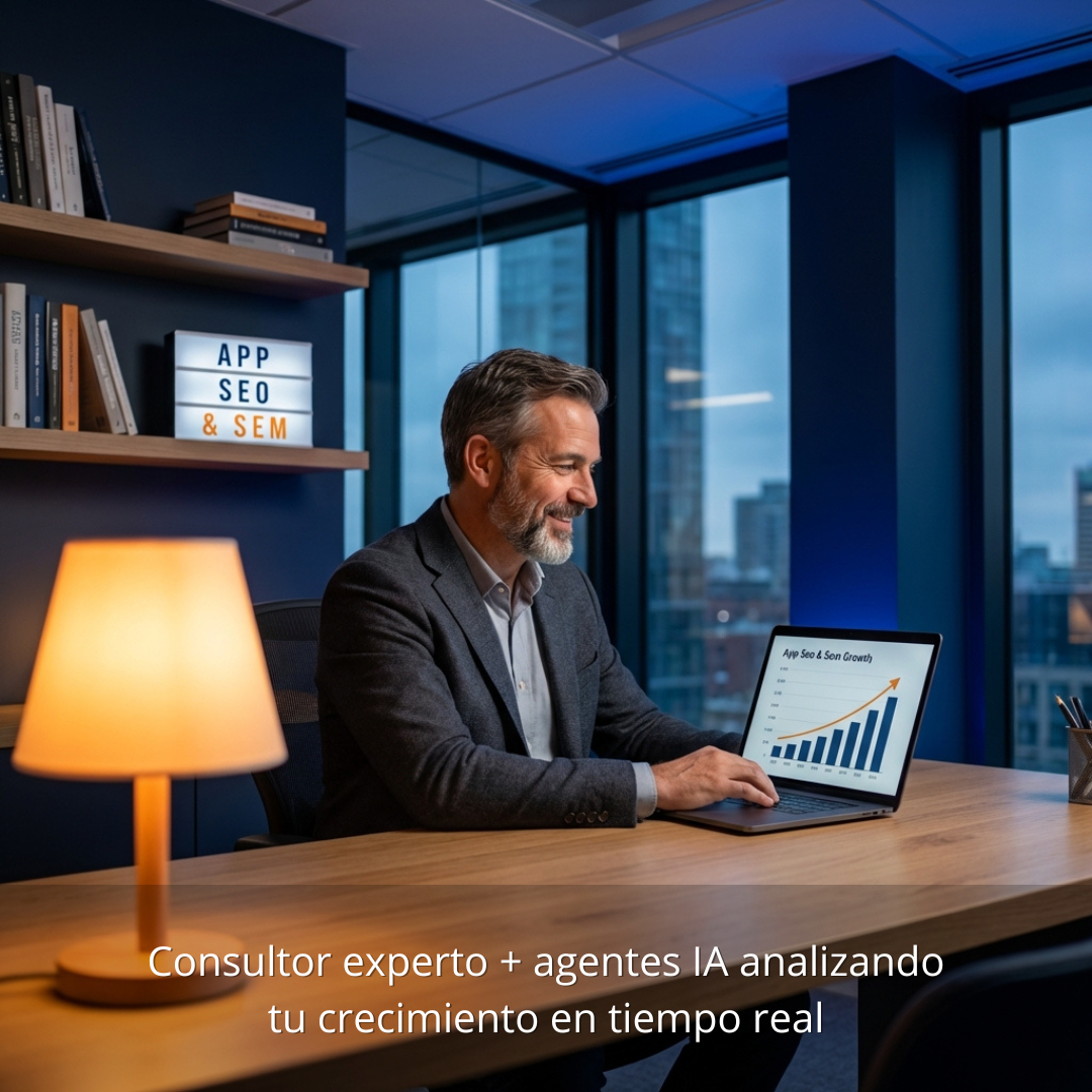 Consultor SEO experto analizando el crecimiento y rentabilidad de un ecommerce